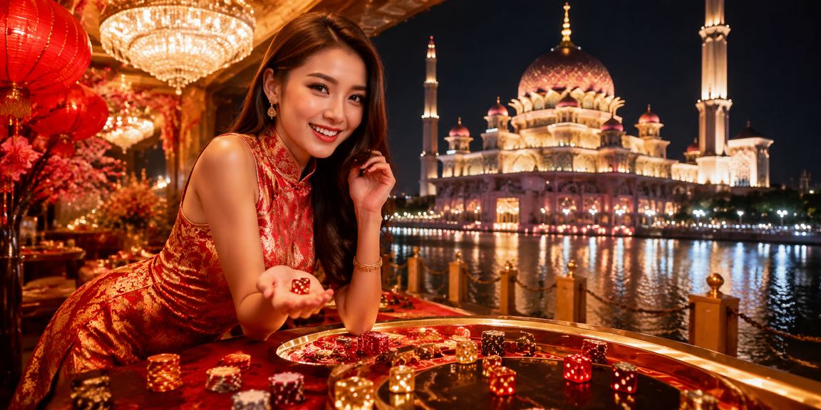 Suasana permainan dadu gaya Melayu di Putrajaya yang meriah mencerminkan pengalaman hiburan mk1